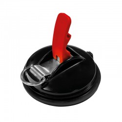 Lampa - Βεντούζα Αγκίστρωσης / Κρεμάσματος Suction Cup με 2 Γάντζους, Μέγιστο Φορτίο 10 kg και Διάμετρο 115 mm - 1 Τεμ. (L2016.6)