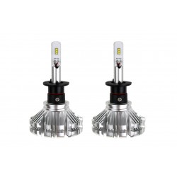 Amio - Λαμπτήρες SX SERIES τύπου H1 τάση λειτουργίας 6/12V απόδοσης 40W 6000K 3200lm με ενσωματωμένη ψύκτρα για Επιβατικά Αυτοκίνητα και Μοτοσυκλέτες - 2 τεμ. (01061/AM)