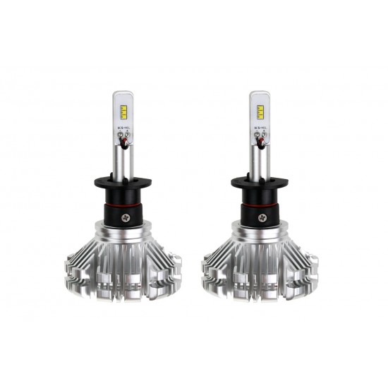 Amio - Λαμπτήρες SX SERIES τύπου H1 τάση λειτουργίας 6/12V απόδοσης 40W 6000K 3200lm με ενσωματωμένη ψύκτρα για Επιβατικά Αυτοκίνητα και Μοτοσυκλέτες - 2 τεμ. (01061/AM)