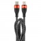 Amio - ΚΑΛΩΔΙΟ ΦΟΡΤΙΣΗΣ ΚΑΙ ΣΥΓΧΡΟΝΙΣΜΟΥ USB TYPE C ΣΕ APPLE LIGHTNING 100cm 2.4A UC-17 - 1 ΤΕΜ. (02929/AM)