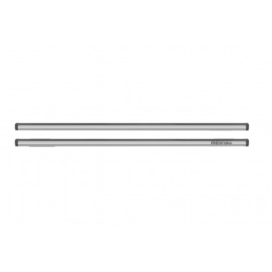 ΜΠΑΡΕΣ ΟΡΟΦΗΣ ΑΛΟΥΜΙΝΙΟΥ DELTA L SILVER 141 cm ΣΕ ΑΣΗΜΙ ΧΡΩΜΑ ΓΙΑ ΑΠΛΗ ΟΡΟΦΗ MENABO - 2 ΤΕΜ.