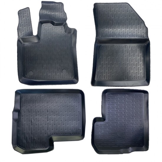 ΠΑΤΑΚΙΑ  ΓΙΑ DACIA LODGY 2012+ ΛΑΣΤΙΧΟ ΣΚΑΦΑΚΙΑ (ΜΑΥΡΟ) PERFLEX -4 ΤΕΜ.