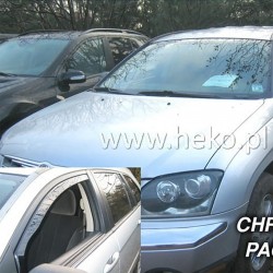 ΑΝΕΜΟΘΡΑΥΣΤΕΣ ΓΙΑ CHRYSLER PACIFICA 5D 2004-2018 ΖΕΥΓΑΡΙ ΑΠΟ ΕΥΚΑΜΠΤΟ ΦΙΜΕ ΠΛΑΣΤΙΚΟ HEKO - 2 ΤΕΜ.