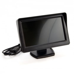 Amio - Universal Οθόνη Τεχνολογίας TFT LCD τύπου Αναδιπλούμενη διάσταση 4.3 ιντσών τάση λειτουργίας 12V για Επιβατικά Αυτοκίνητα - 1 τεμ. (01020/AM)