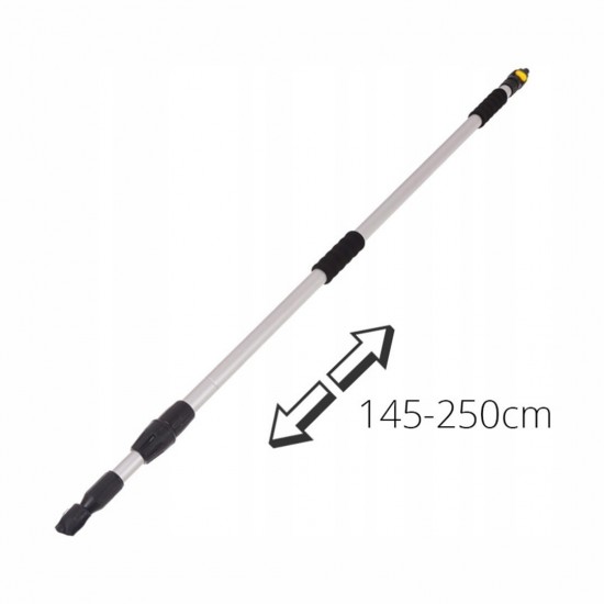 Amio Ανταλλακτικό Πτυσσόμενο Κοντάρι 145-250cm για Κεφαλή Βούρτσας Πλυσίματος Οχημάτων (01274) - 1 τεμ. (01274-KONT/AM)