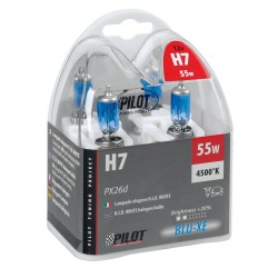 H7 12V 55W BLU-XE 4.500K +20% ΚΟΥΤΙ 2ΤΕΜ.