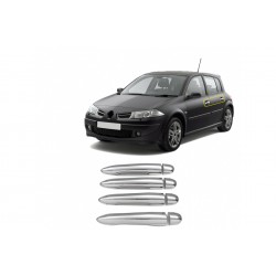 ΧΕΡΟΥΛΙΑ ΠΟΡΤΑΣ ΓΙΑ RENAULT MEGANE HB 5D /SEDAN /SW 04-10  ΧΡΩΜΙΟ ΜΕΤΑΛΛΙΚΑ 4ΠΟΡΤΕΣ 4ΤΕΜ