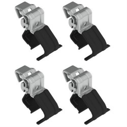 CLAMP KIT ΑΚΡΑ (ΠΟΔΙΑ) ΓΙΑ ΜΠΑΡΕΣ SNAP STEEL ΚΑΙ SNAP ALU K-1 NORDRIVE - 4 TEM.