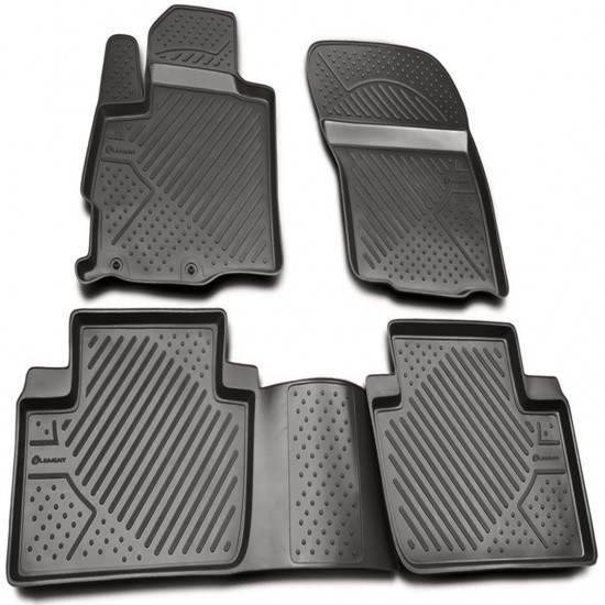 ΠΑΤΑΚΙΑ ΣΕ ΣΚΑΦΗ TPE ΛΑΣΤΙΧΟ ΓΙΑ PEUGEOT 4007 07/07+  (ΑΝΘΡΑΚΙ/ΣΚΟΥΡΟ ΓΚΡΙ)