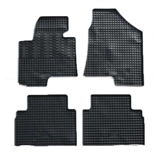 Cik - ΠΑΤΑΚΙΑ ΑΥΤΟΚΙΝΗΤΟΥ ΑΠΟ ΛΑΣΤΙΧΟ ΓΙΑ HYUNDAI IX 35 2009-2015 / KIA SPORTAGE 2010-2016 ΣΕ ΜΑΥΡΟ ΧΡΩΜΑ ΜΕ ΚΟΥΜΠΩΜΑΤΑ - 4 ΤΕΜ. (RM.HY.0004/CK)