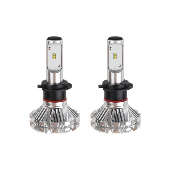 Amio - Λαμπτήρες SX SERIES τύπου H7 τάση λειτουργίας 6/12V απόδοσης 40W 6000K 3200lm με ενσωματωμένη ψύκτρα για Επιβατικά Αυτοκίνητα και Μοτοσυκλέτες - 2 τεμ. (01063/AM)