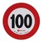 ΣΗΜΑ ΤΑΧΥΤΗΤΑΣ ΧΙΛΙΟΜΕΤΡΩΝ 100km/h ΑΥΤΟΚΟΛΛΗΤΟ 20CM ΔΙΑΜΕΤΡΟΣ