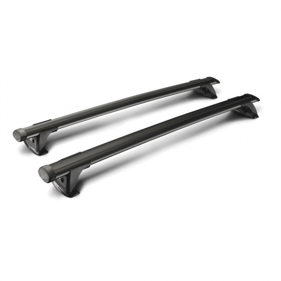 ΜΠΑΡΕΣ ΟΡΟΦΗΣ ΑΛΟΥΜΙΝΙΟΥ TROUGH BAR STANDARD YAKIMA 119 cm (ΜΑΥΡΟ ΧΡΩΜΑ/ΜΕ ΚΛΕΙΔΑΡΙΕΣ) ΓΙΑ ΟΛΕΣ ΤΙΣ ΟΡΟΦΕΣ - 2 ΤΕΜ.
