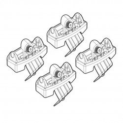 ΑΚΡΑ ΓΙΑ ΜΠΑΡΕΣ NORDRIVE ΓΙΑ BMW X1 09/09+ KIT