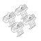 ΑΚΡΑ ΓΙΑ ΜΠΑΡΕΣ NORDRIVE ΓΙΑ AUDI A1 3D/5D SPORTBACK 02/12+ KIT