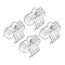 ΑΚΡΑ ΓΙΑ ΜΠΑΡΕΣ NORDRIVE ΓΙΑ AUDI A4 11/07+ KIT