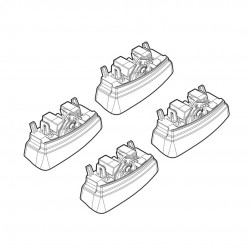 ΑΚΡΑ ΓΙΑ ΜΠΑΡΕΣ NORDRIVE ΓΙΑ PEUGEOT 3008/5008 11/09+ KIT