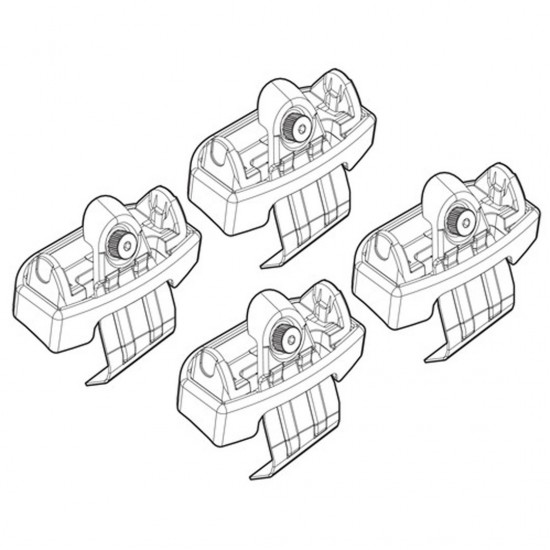 ΑΚΡΑ ΓΙΑ ΜΠΑΡΕΣ NORDRIVE ΓΙΑ AUDI A4 4D 11-15+ KIT