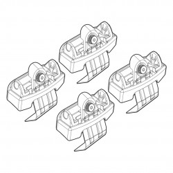ΑΚΡΑ ΓΙΑ ΜΠΑΡΕΣ NORDRIVE ΓΙΑ FIAT TIPO 4/5D 12/15+ KIT