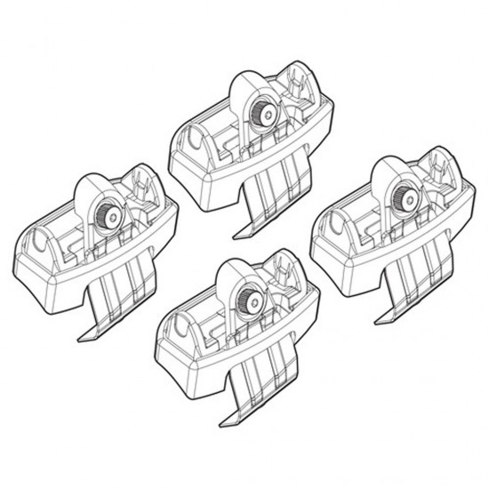 ΑΚΡΑ ΓΙΑ ΜΠΑΡΕΣ NORDRIVE ΓΙΑ AUDI A6 4D 04/11+ KIT