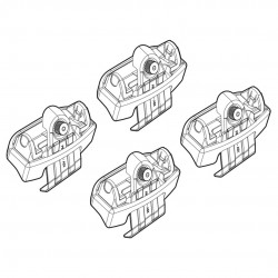 ΑΚΡΑ ΓΙΑ ΜΠΑΡΕΣ NORDRIVE ΓΙΑ TOYOTA VERSO 2009+ KIT