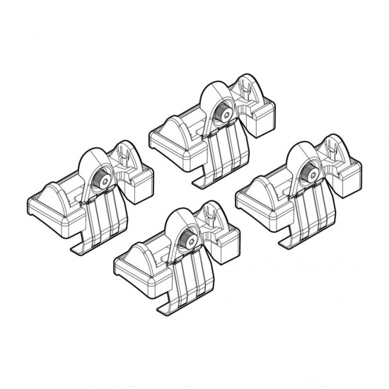 ΑΚΡΑ ΓΙΑ ΜΠΑΡΕΣ NORDRIVE ΓΙΑ TOYOTA COROLLA VERSO 01/02-03/04 KIT