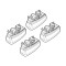 ΑΚΡΑ ΓΙΑ ΜΠΑΡΕΣ NORDRIVE ΓΙΑ PEUGEOT 308 09/07+ KIT