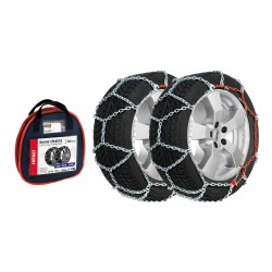 Amio - Αλυσίδες Χιονιού 4x4 16mm KB-225 για Ισχυρή Πρόσφυση σε SUV & Επαγγελματικά Οχήματα με Αντοχή σε Υψηλά Φορτία και Ασφαλή Κίνηση σε Χιόνι & Πάγο - 1 Σετ (02119/AM)