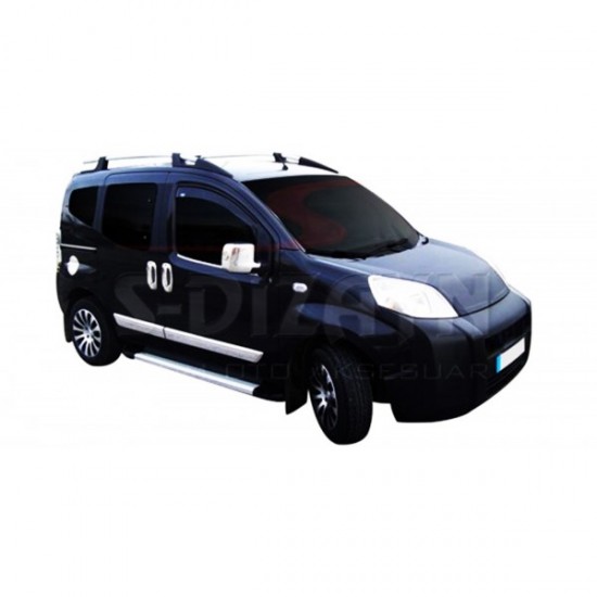 ΧΕΡΟΥΛΙΑ ΠΟΡΤΑΣ ΓΙΑ FIAT FIORINO/QUBO 2008  ΧΡΩΜΙΟ ΜΕΤΑΛΛΙΚΑ 10ΤΕΜ.