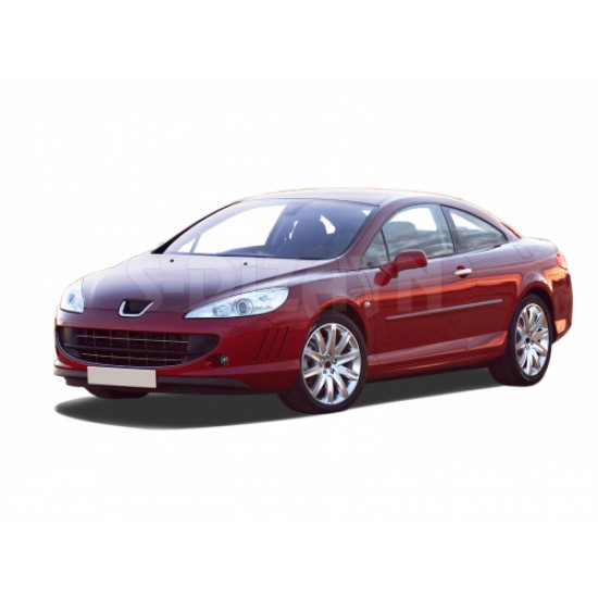ΧΕΡΟΥΛΙΑ ΠΟΡΤΑΣ ΓΙΑ PEUGEOT 407 3D 2004-2010  ΧΡΩΜΙΟ ΜΕΤΑΛΛΙΚΑ 2ΤΕΜ.