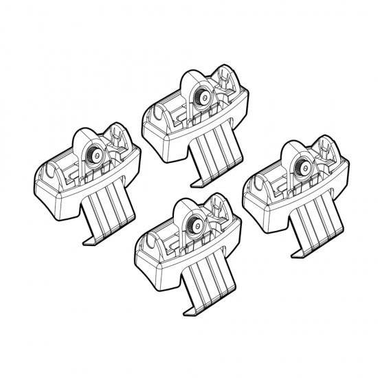 ΑΚΡΑ ΓΙΑ ΜΠΑΡΕΣ NORDRIVE ΓΙΑ HONDA ZR-V 08/2023+ - 4 Τεμ.