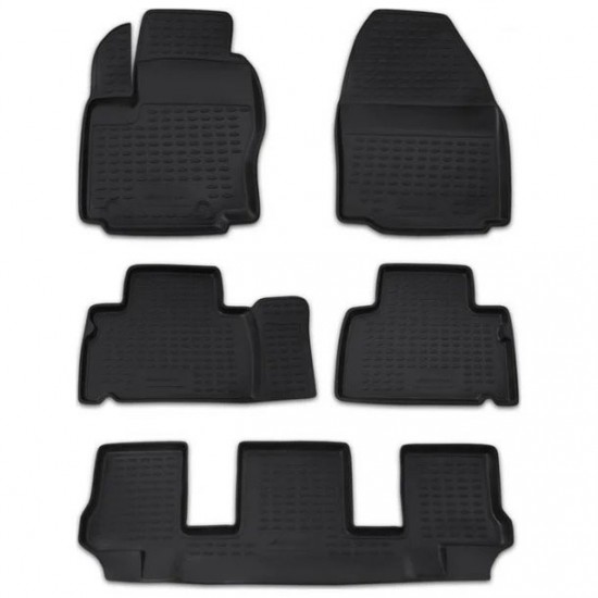 ΠΑΤΑΚΙΑ ΣΕ ΣΚΑΦΗ TPE ΛΑΣΤΙΧΟ ΓΙΑ FORD GALAXY 09/2006+  ΣΕ ΜΑΥΡΟ ΧΡΩΜΑ NOVLINE - 5 ΤΕΜ.