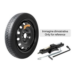 ΡΕΖΕΡΒΑ ΣΙΔΕΡΕΝΙΑ 125/80-16 ΚΑΡΕ 5x98 ΚΕΝΤΡΟ 58mm NO STOP ΚΙΤ ΜΕ ΓΡΥΛΟ+ΜΠΟΥΛΟΝΟΚΛΕΙΔΟ+ΤΣΑΝΤΑ