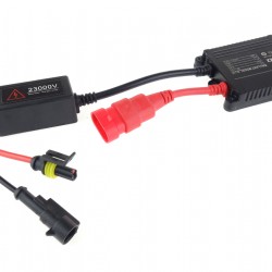 Amio - Kit Xenon H1 4300K 35W 12V με SLIM ballast για φυσικό φωτισμό δρόμου και καθαρή δέσμη με εύκολη εγκατάσταση σε περιορισμένο χώρο - 1 Σετ (01935/AM)