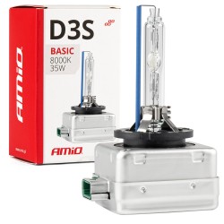 Amio - D3S 12V 8.000k 35W ΑΝΤΑΛΛΑΚΤΙΚΗ ΛΑΜΠΑ BASIC - 1 Τεμ. (02949/AM)