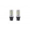 Amio - Λαμπτήρες LED τύπου W21/5W (T20 / 7443) για 12V & 24V ισχύος 6.2W με ψυχρό λευκό φως 5600K και 24 SMD 3030 CANBUS για αυξημένη ορατότητα πίσω φωτισμού - 1 Σετ (02126/AM)