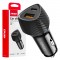 Amio - ΦΟΡΤΙΣΤΗΣ ΑΝΑΠΤΗΡΑ ΜΕ 2 ΘΥΡΕΣ USB-A QUICK CHARGE+USB-C 38W ΜΑΥΡΟ - 1 Τεμ. (04283/AM)