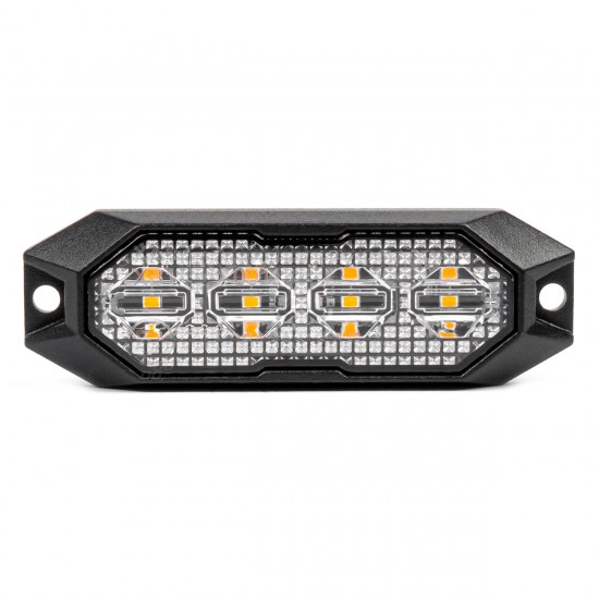 Amio - ΣΤΡΟΜΠΟ 12/24V 4xSMD LED 12W (4x3W) R65 R10 IP6K9K 95x30mm - 1 ΤΕΜ. (03929/AM)