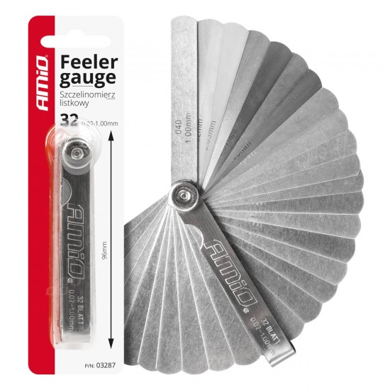Amio - ΦΙΛΕΡ ΡΥΘΜΙΣΗΣ ΒΑΛΒΙΔΩΝ ΜΕ 32 ΛΑΜΕΣ 96mm/00,2-1mm - 1 ΤΕΜ. (03287/AM)