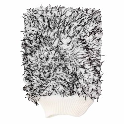 Amio - ΓΑΝΤΙ ΠΛΥΣΙΜΑΤΟΣ ΜΕ ΜΙΚΡΟΙΝΕΣ (MICROFIBER) 25x18cm 600g/sqm ΑΣΠΡΟ/ΜΑΥΡΟ - 1 Τεμ. (02870/AM)