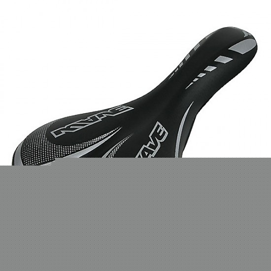Σέλα ποδηλάτου (270x140mm /370gr) μαύρη Wave Saddle
