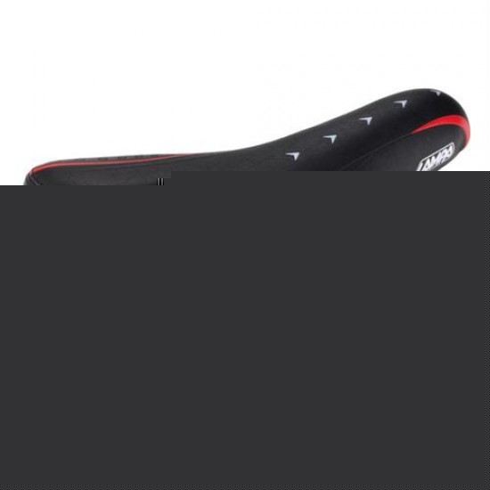 Σέλα ποδηλάτου (265x145mm /450gr) μαύρη/κόκκινη Dynamic MTB/Racing S-12 Selle/Saddles Specialist