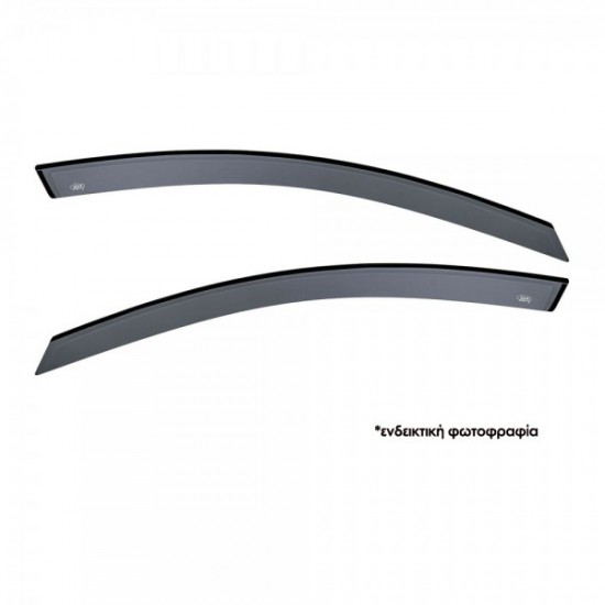 DGA – Ανεμοθραύστες Εμπρός Παραθύρων για Jeep Wrangler (JL) 5D 2019+, από εύκαμπτο ακρυλικό γυαλί για προστασία και αέρινη αίσθηση – 2 Τεμ. (ANEM.DGA06209)