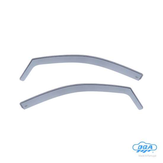 ΖΕΥΓΑΡΙ ΜΠΡΟΣΤΙΝΟΙ ΑΝΕΜΟΘΡΑΥΣΤΕΣ ΓΙΑ FORD RANGER / RAPTOR III 4D 2012-2022 ΑΠΟ ΕΥΚΑΜΠΤΟ ΧΥΤΟ ΑΚΡΥΛΙΚΟ ΓΥΑΛΙ (CAST ACRYLIC GLASS) DGA - 2 ΤΕΜ.