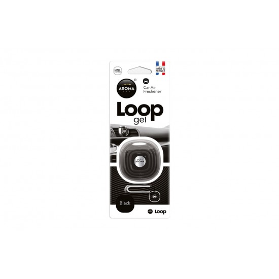 Amio - ΑΡΩΜΑΤΙΚΟ ΑΕΡΑΓΩΓΟΥ AROMA CAR LOOP BLACK - 1 ΤΕΜ. (A63113/AM)