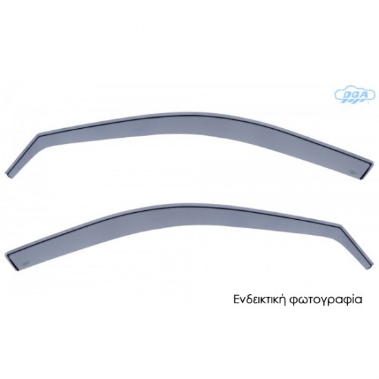 ΖΕΥΓΑΡΙ ΜΠΡΟΣΤΙΝΟΙ ΑΝΕΜΟΘΡΑΥΣΤΕΣ ΓΙΑ SUZUKI BALENO / ESTEEM 3D 1995-2001 ΑΠΟ ΕΥΚΑΜΠΤΟ ΧΥΤΟ ΑΚΡΥΛΙΚΟ ΓΥΑΛΙ (CAST ACRYLIC GLASS) DGA - 2 ΤΕΜ.