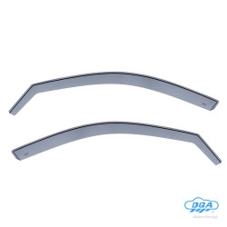 ΖΕΥΓΑΡΙ ΜΠΡΟΣΤΙΝΟΙ ΑΝΕΜΟΘΡΑΥΣΤΕΣ ΓΙΑ VW BORA /JETTA 4D 1998-2005 / GOLF 4 5D 1997-2003 ΑΠΟ ΕΥΚΑΜΠΤΟ ΧΥΤΟ ΑΚΡΥΛΙΚΟ ΓΥΑΛΙ  (CAST ACRYLIC GLASS) DGA - 2 ΤΕΜ.