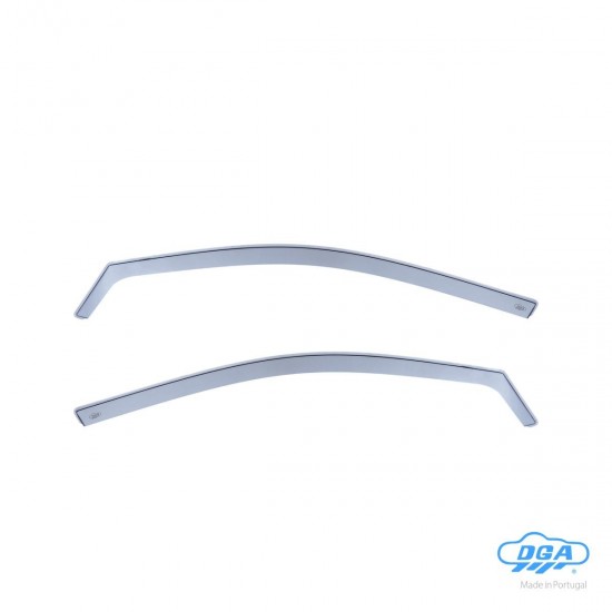 ΖΕΥΓΑΡΙ ΜΠΡΟΣΤΙΝΟΙ ΑΝΕΜΟΘΡΑΥΣΤΕΣ ΓΙΑ VW CADDY 2D 2004-2015 ΑΠΟ ΕΥΚΑΜΠΤΟ ΧΥΤΟ ΑΚΡΥΛΙΚΟ ΓΥΑΛΙ (CAST ACRYLIC GLASS) DGA - 2 ΤΕΜ.