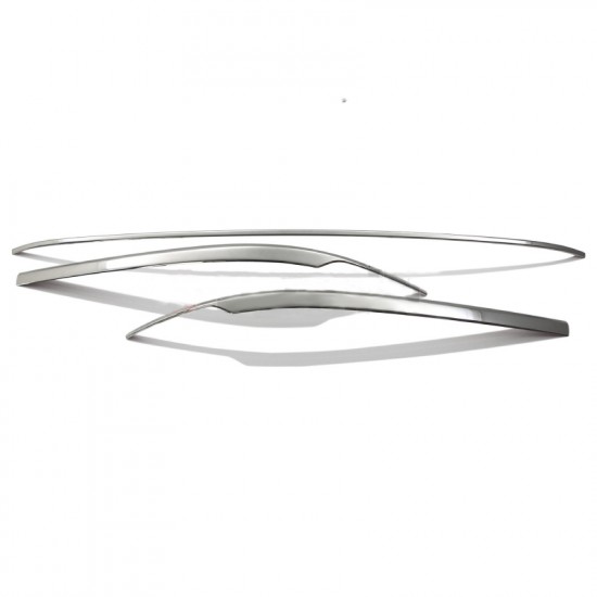 TRIM  ΠΟΡΤ ΜΠΑΓΚΑΖ ΧΡΩΜΙΟ ΜΕΤΑΛΛΙΚΟ S-DIZAYN - 3 TEM. ΓΙΑ VW PASSAT B8.5 SD 2019+