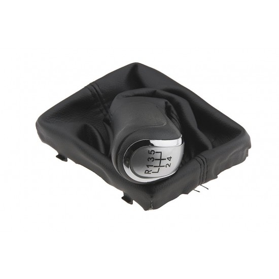 ΠΟΜΟΛΟ ΤΑΧΥΤΗΤΩΝ  ΓΙΑ AUDI A4 2007+/A5 2007+/A6 2004+/Q5 2008+ ΧΡΩΜΙΟ ΜΕ ΕΝΔΕΙΞΗ 5 ΤΑΧΥΤΗΤΩΝ ΚΑΙ ΜΑΥΡΗ ΦΟΥΣΚΑ NTY - 1 TEM.